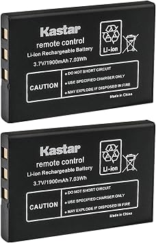 Kastar Battery 2 Pack Replacement for URC 11N09T NC0910 RLI-007-1 LIT0404, MX 810 MX-810, MX 880 MX-880, MX 890 MX-890, MX 950 MX-950, MX 980 MX-980, MX-990, MX-1200, X-8 Universal Remote Controls