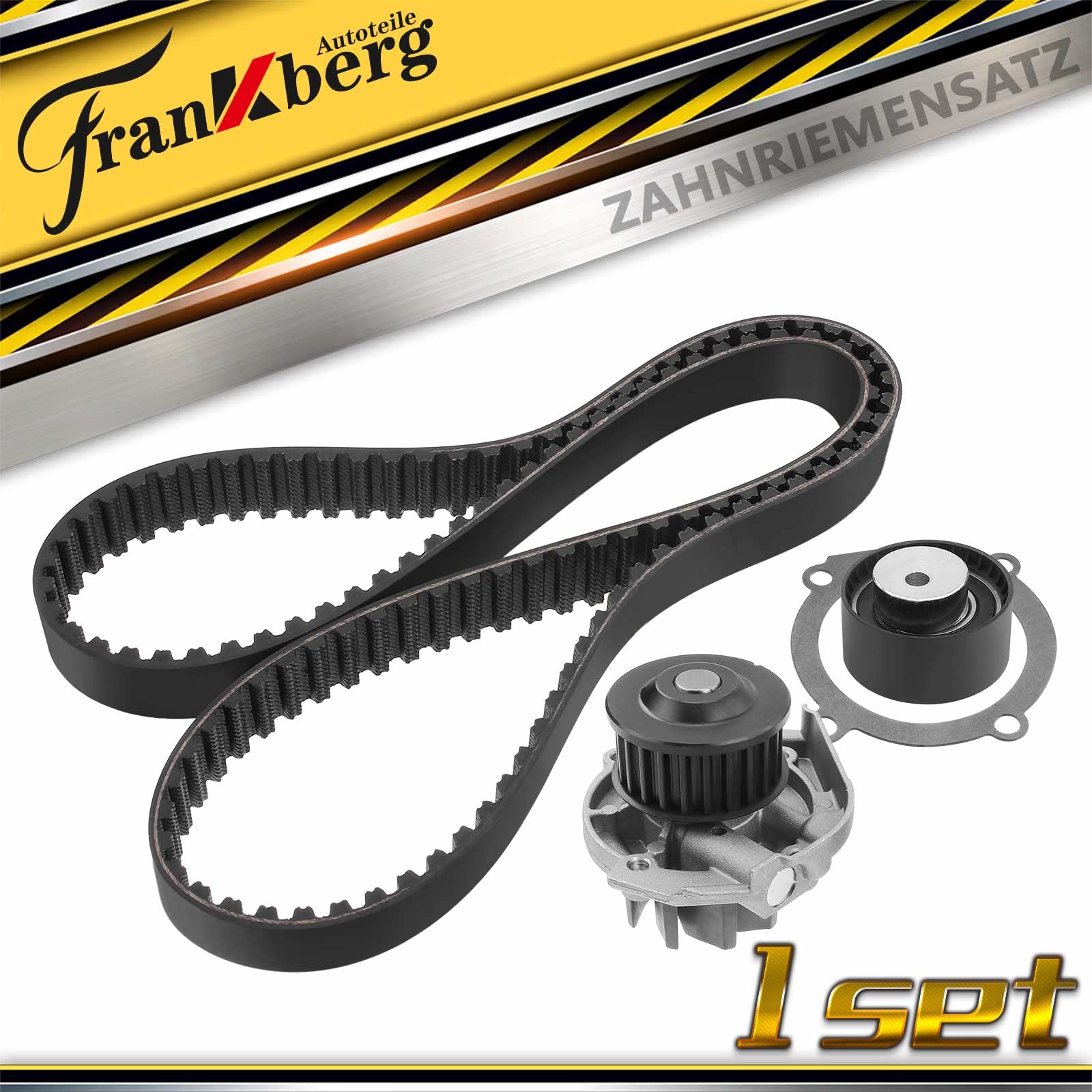 Frankberg Kit de correa de distribución correa de distribución | Compatible con: Idea 350, Marea 185, Delta III 844, Punto Evo 199, Grande Punto 199, Brava 182