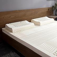 NaKeah 100% Natural Latex Mattress Tatami Medium Soft Cervical Vertebra Massage Pressure Release Single Double Size Bed Mattress,7.5cm,120x190cm