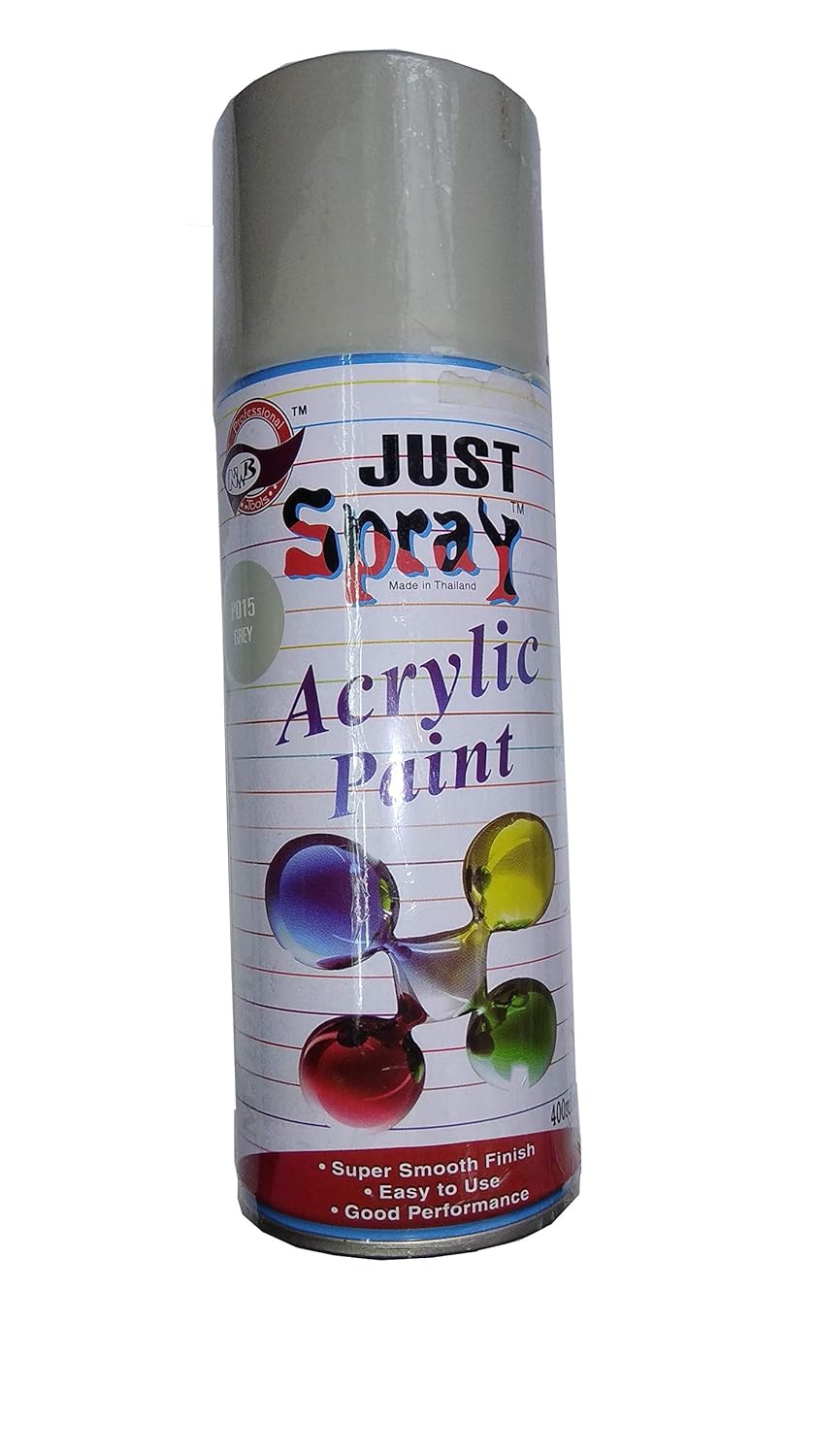 Just Spray Car Auto Multi Purpose Lacquer Spray Paint SILKY SILVER