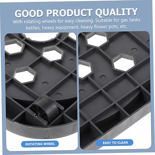 Miniatura 6 de Bandeja redonda de gas fijo al aire libre para consignación de cocina, soporte de base usado, muebles portátiles, almacenamiento doméstico simple,