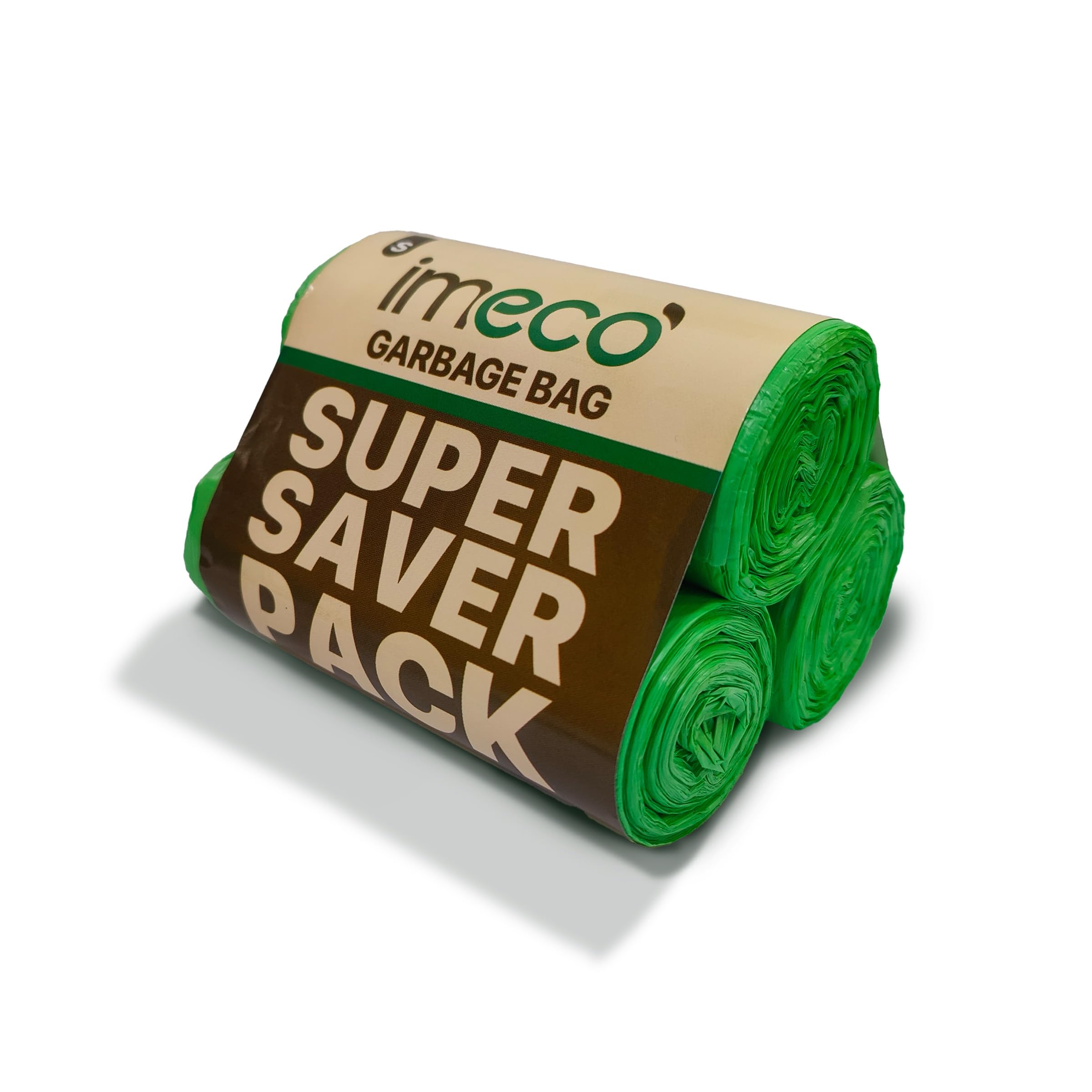IMECO Eco-Friendly Garbage Bags | 90 Pcs | Small - 17 X 19 Inches | 30 Pcs x 3 Rolls | Green | Dustbin/Trash Bags with Detachable Drawstrings | Perfect for Dry & Wet Waste-picture-24