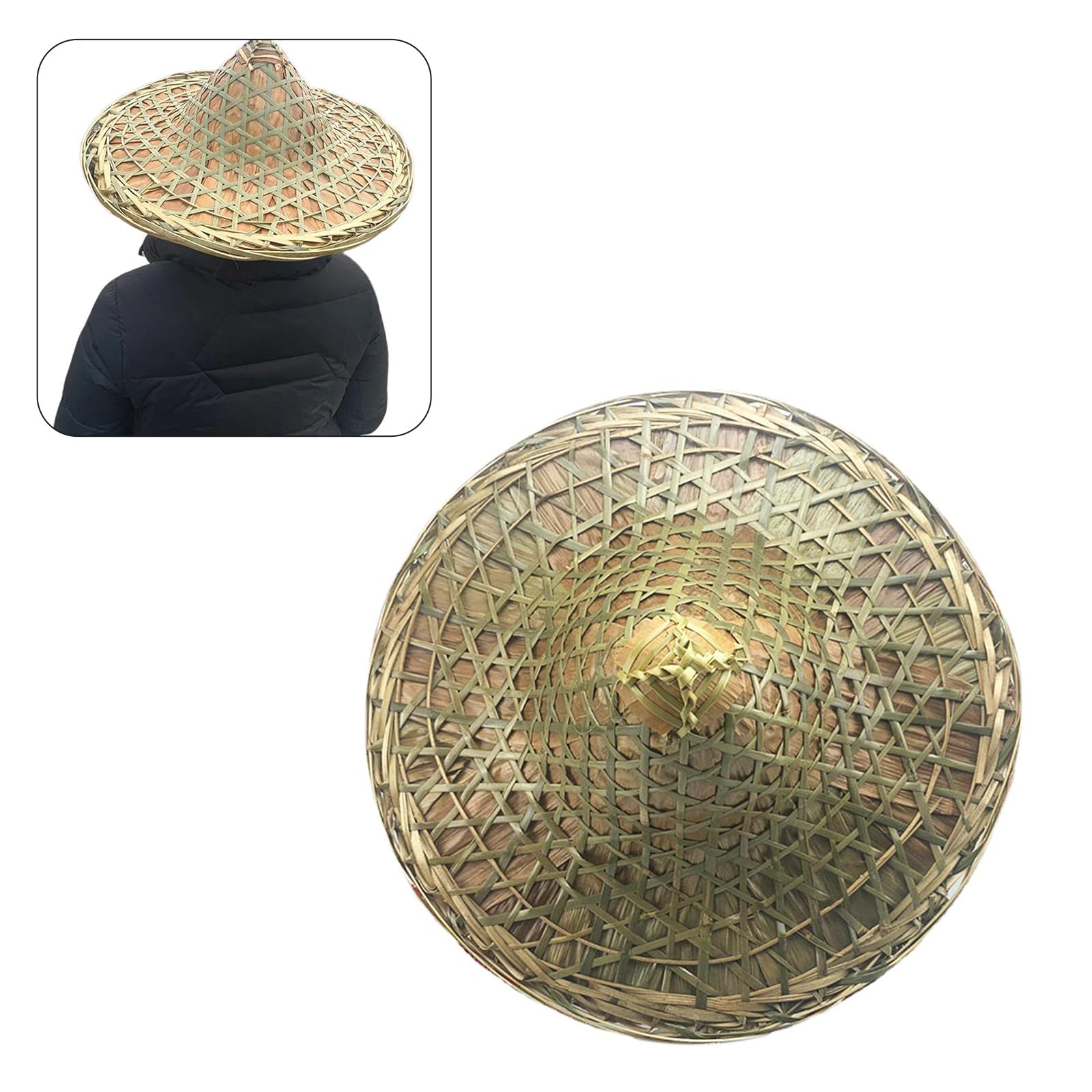 Cappello Impermeabile Donna Cappello Cinese In Paglia Di Bambù