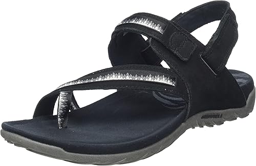 Merrell Terran 3 Cush Convert Post - Sandalias para mujer, parte superior de piel nobuck y cierre de velcro ajustable