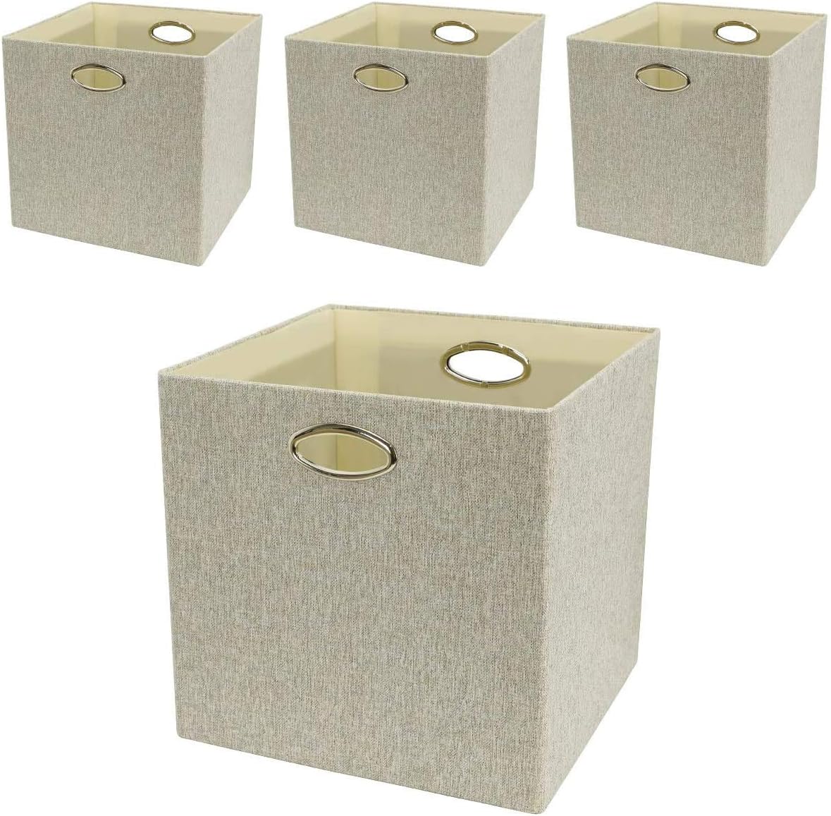 Posprica Fabric Storage Boxes,Storage Baskets, Storage Boxes Cubes