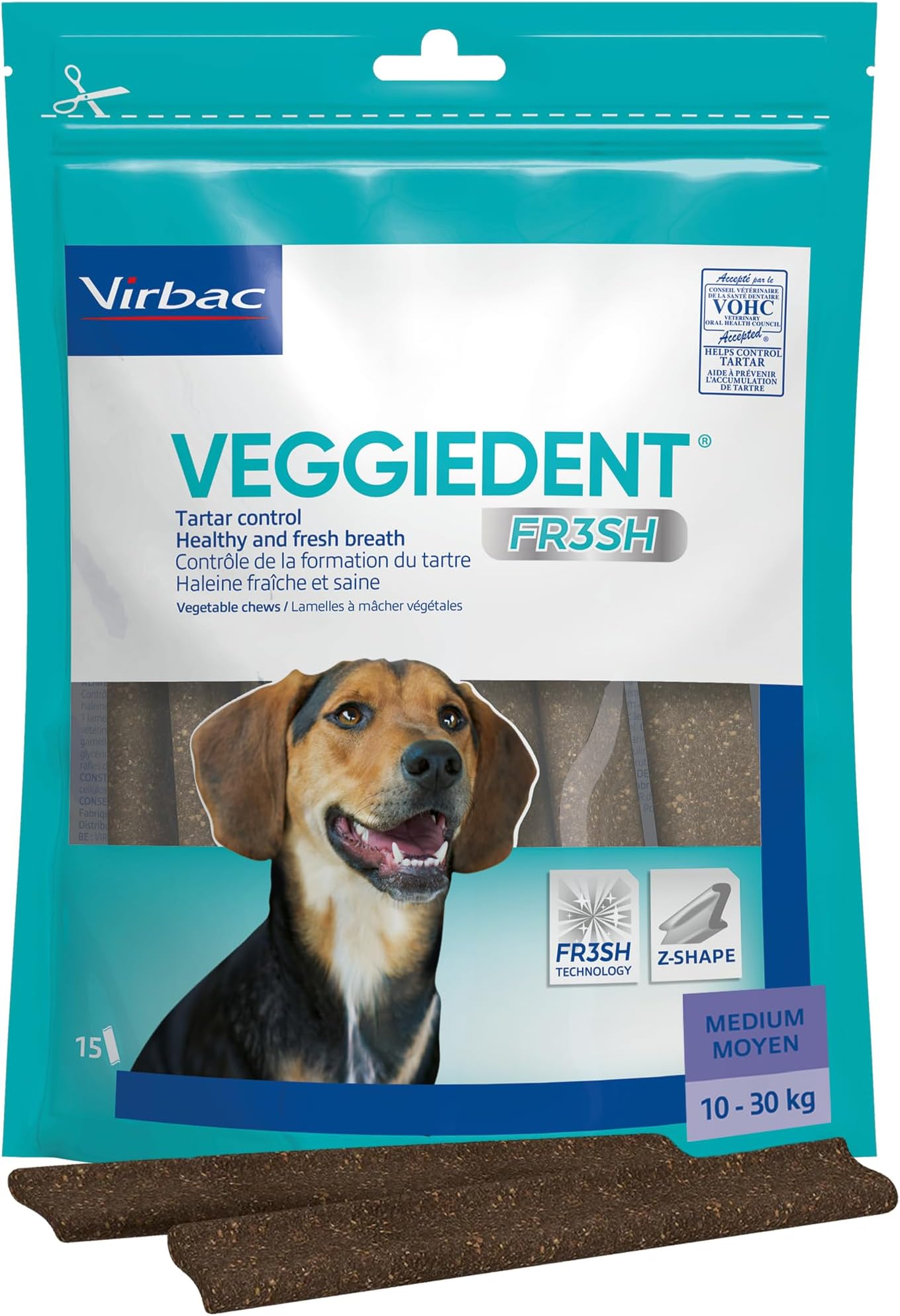 Veggie Dent CET Chews For Dogs (Size: Medium 10-30Kg)