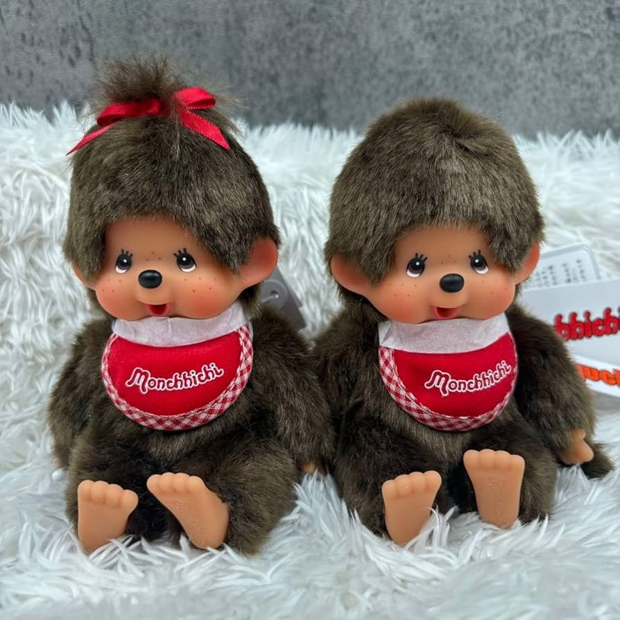 モンチッチプレミアムスタンダードLサイズ2体セット モンチッチ プレミアムスタンダード Lサイズ ブラウン 女の子