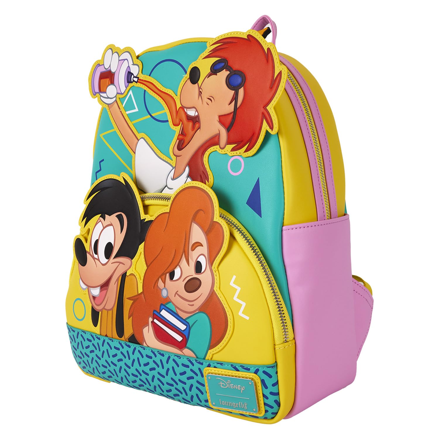 Loungefly Disney A Goofy Movie Max & Roxanne Mini Backpack Loungefly Disney Max and Roxanne mini backpack set B main image 2