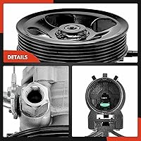 Vista 8 de A-Premium Bomba de dirección asistida con polea y sensor compatible con Hyundai Genesis Coupe 2013-2016, 3.8L, repuesto # 571002M400