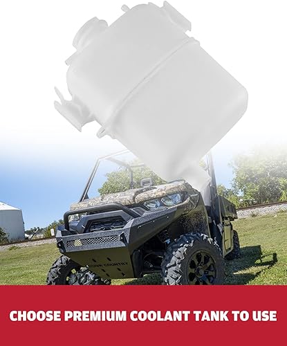 Miniatura 6 de A & UTV PRO Conjunto de tanque de refrigerante para Can am DefenderMaverick X3 MaxCommander, Spyder GS RS RT, accesorios para tanque de depósito de