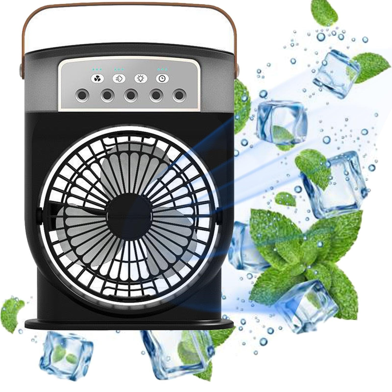 Scumlovy Polarlux Air Cooler, Airfrost Cooler Fan, Conditioner, Ice Portable Cooling Fan For Home Office(Black)