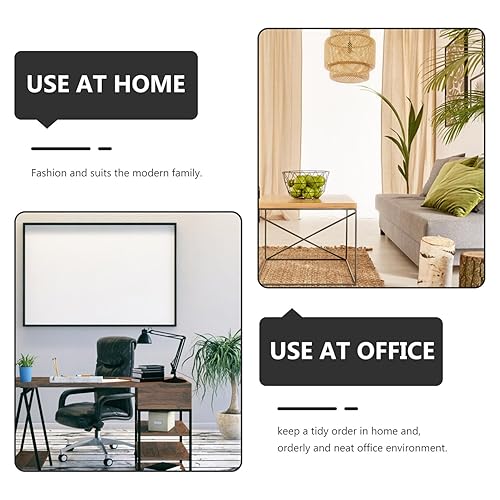 Miniatura 6 de KALLORY Cesta de basura de malla de alambre de metal, cubo de basura para el hogar, oficina, cocina, dormitorio, lata de reciclaje, color rojo