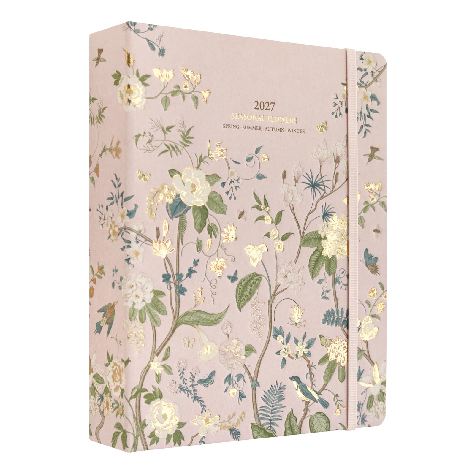 Kokonote Academic Diary 2026-2027 Week to View - Seasonal Flowers | Academic Planner 2026-2027, Mid Year Diary 2026 2027, Weekly Planner | Aesthetic Stationery Gifts