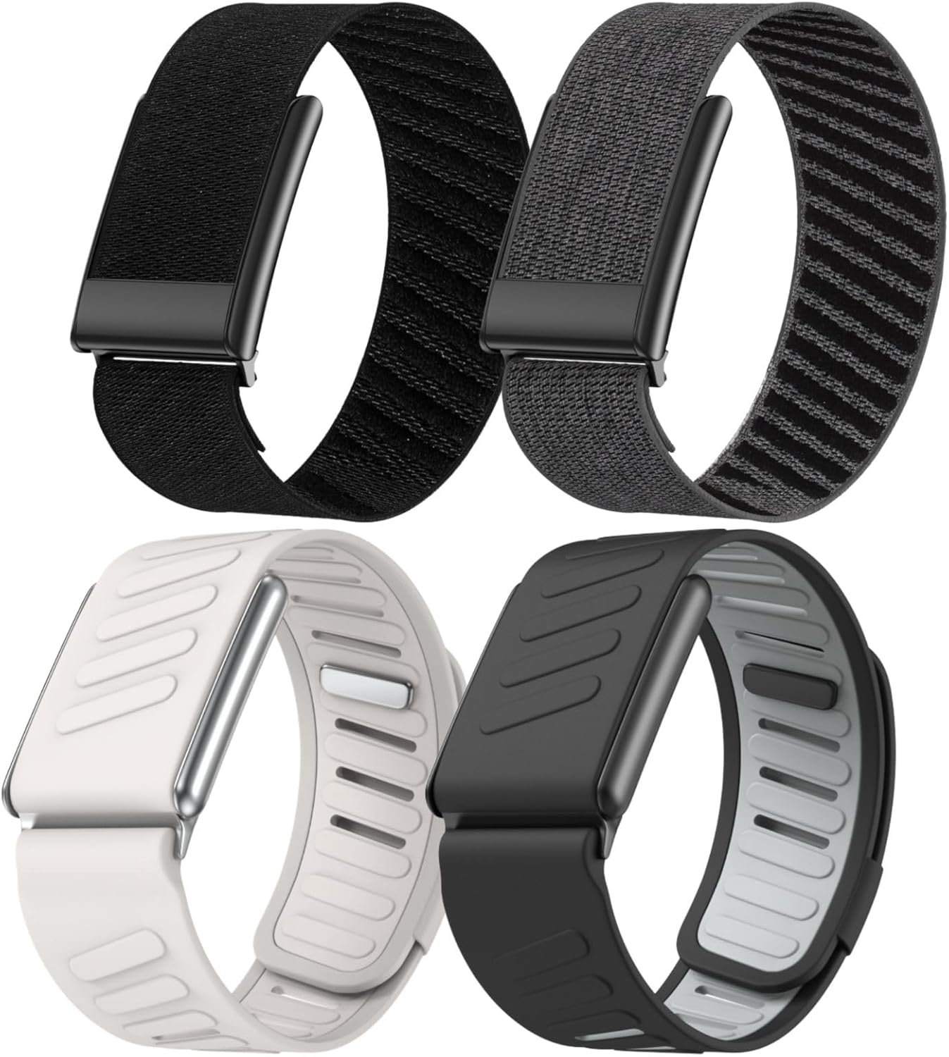 Vanet Nylon & Silicone Bands Compatible with Whoop 5.0 Bands Peak and One