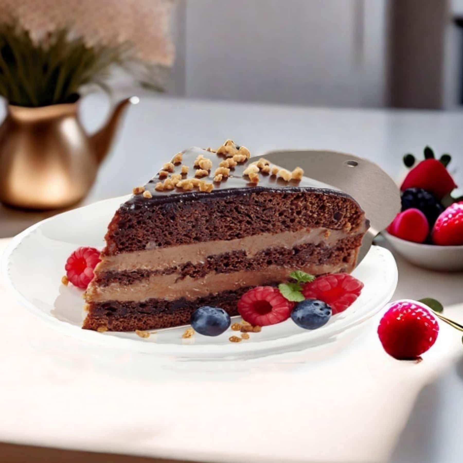 ARREBOL Paquete de 2 espátulas para tarta de primera rebanada, herramienta cortadora de corteza de pastel, acero inoxidable