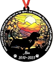 Vista 82 de Adorno personalizado para atrapasoles Bichon Frise, Bichon Frise Sun Catcher Adorno de Navidad – Regalo para perro amante, Bichon Frise 3D 2 capas