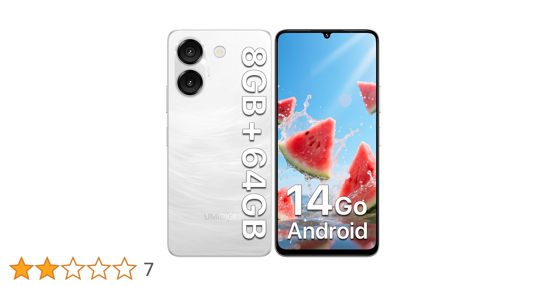 Amazon | UMIDIGI G9A simフリー スマホ 本体 Android 14 Goシステム