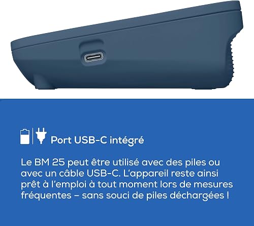 Beurer BM 25 misuratore di pressione da braccio, funzionamento semplice con un pulsante, misurazione precisa, rilevamento aritmie, porta USB-C, polsino 22-42 cm, trasferimento dati a Apple Health - 3