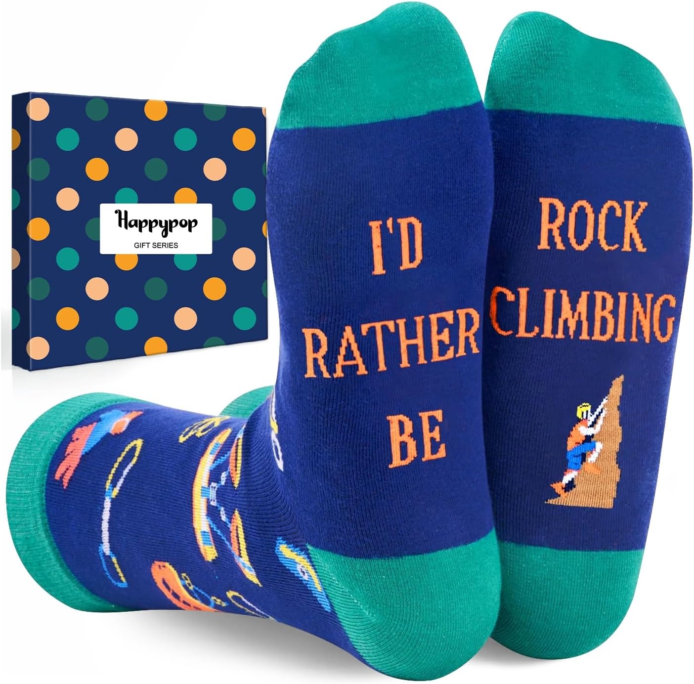HAPPYPOP Rock Climbing Socks: A Fun Stocking Stuffer for Outdoor Enthusiasts