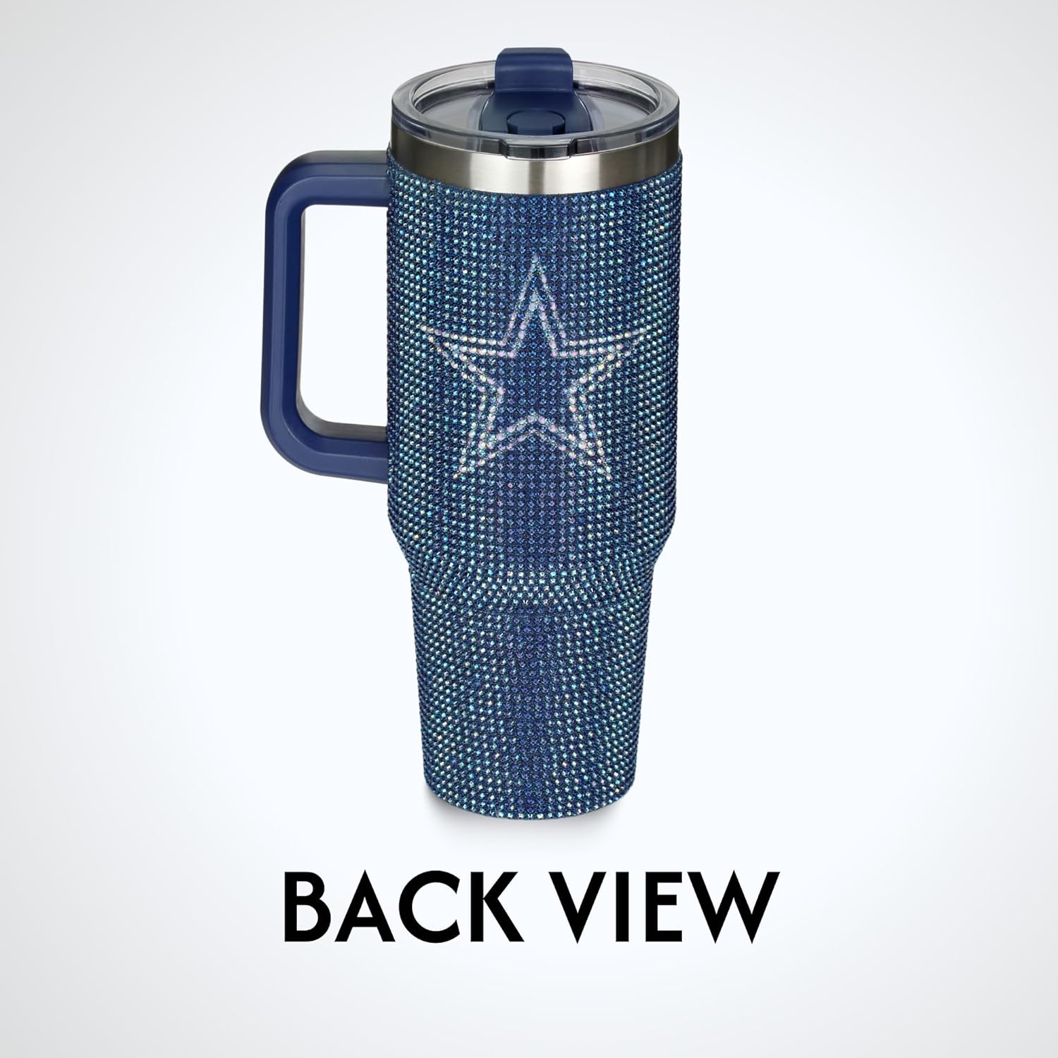 The Memory Company Officially Licensed 46oz TC Bling Game Day Tumbler with Vintage Logo, Dallas Cowboys