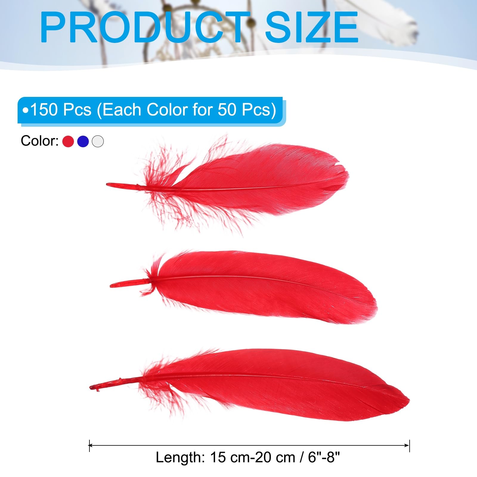 PATIKIL 6-8 Inch(15-20 Cm) Feathers - Image 2