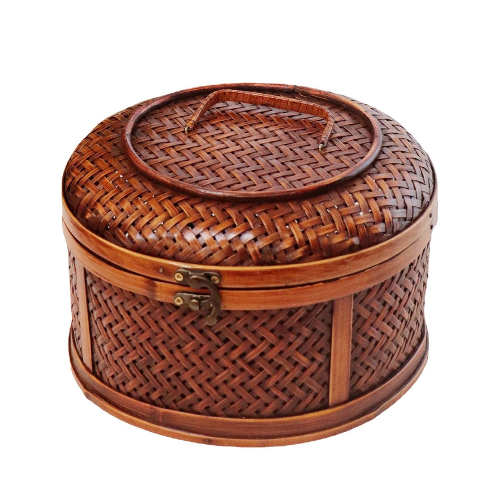 Amazon.co.jp: 竹籠 竹かご 収納ケース 竹製収納バスケット 編み込み