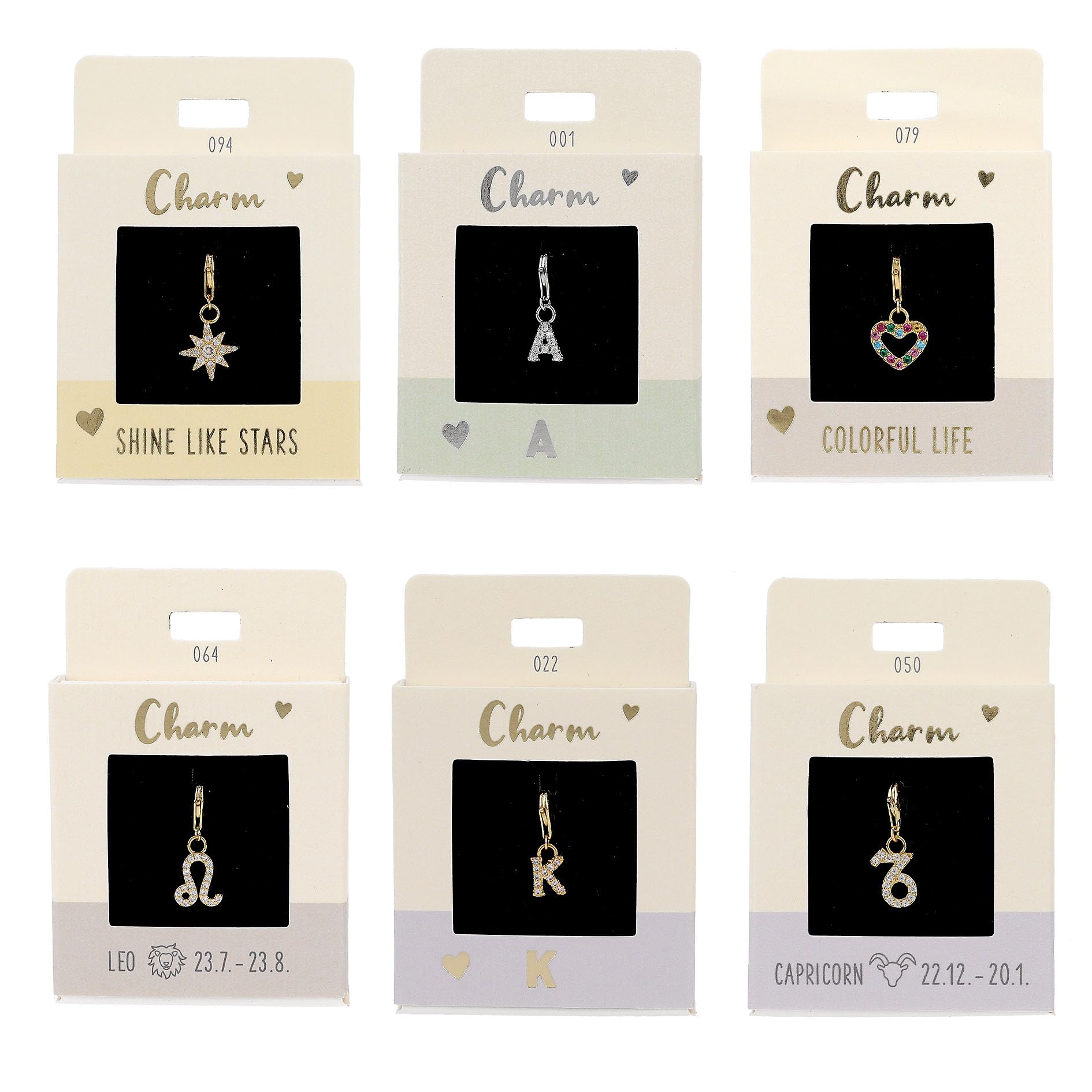 Depesche 11785-105 Charms Exprésate - Colgante para Collares y Pulseras, Luna, Dorado, como pequeño Regalo
