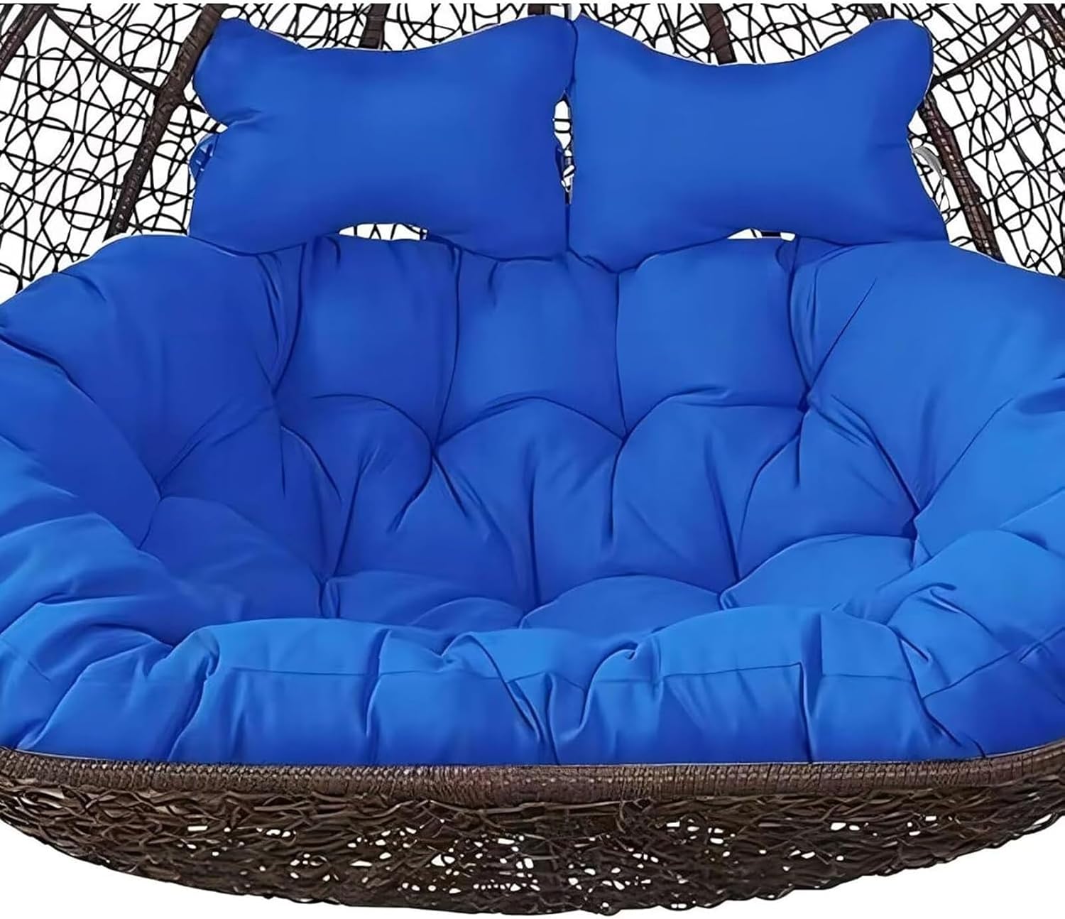 Amazon.com: Hebralytic Hanging Egg Chair Cushions Replacement, Double ...