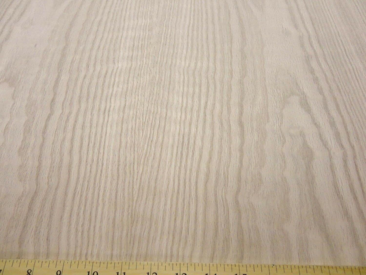 Red Oak Wood Veneer 24" x 96" with Peel and Stick Adhesive PSA Backer A Grade