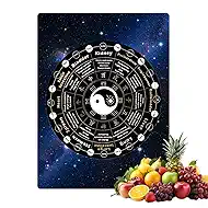 DHARANA kitchen tempered glass cutting board, easy to clean, sturdy and durable, can be used for decoration and gifts, 12" * 16 "
