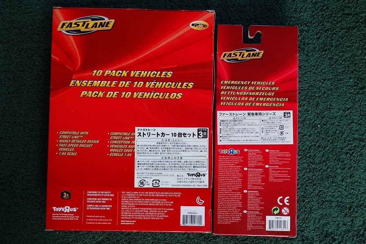 Amazon | ファストレーン 10pack+5pack ストリートカー 緊急車両 ダイ