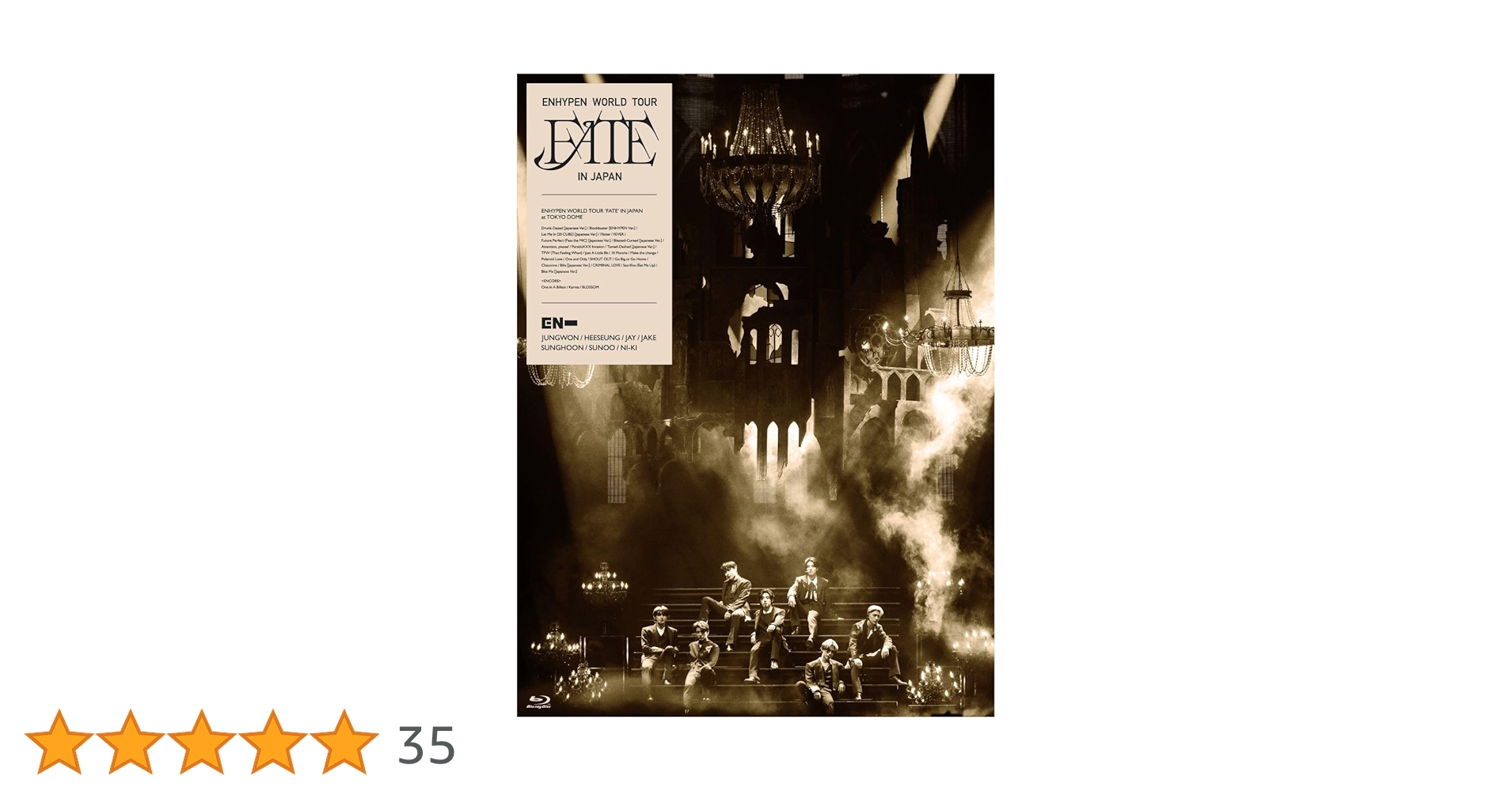 Amazon.co.jp: ENHYPEN WORLD TOUR 'FATE' IN JAPAN (初回限定盤) [Blu