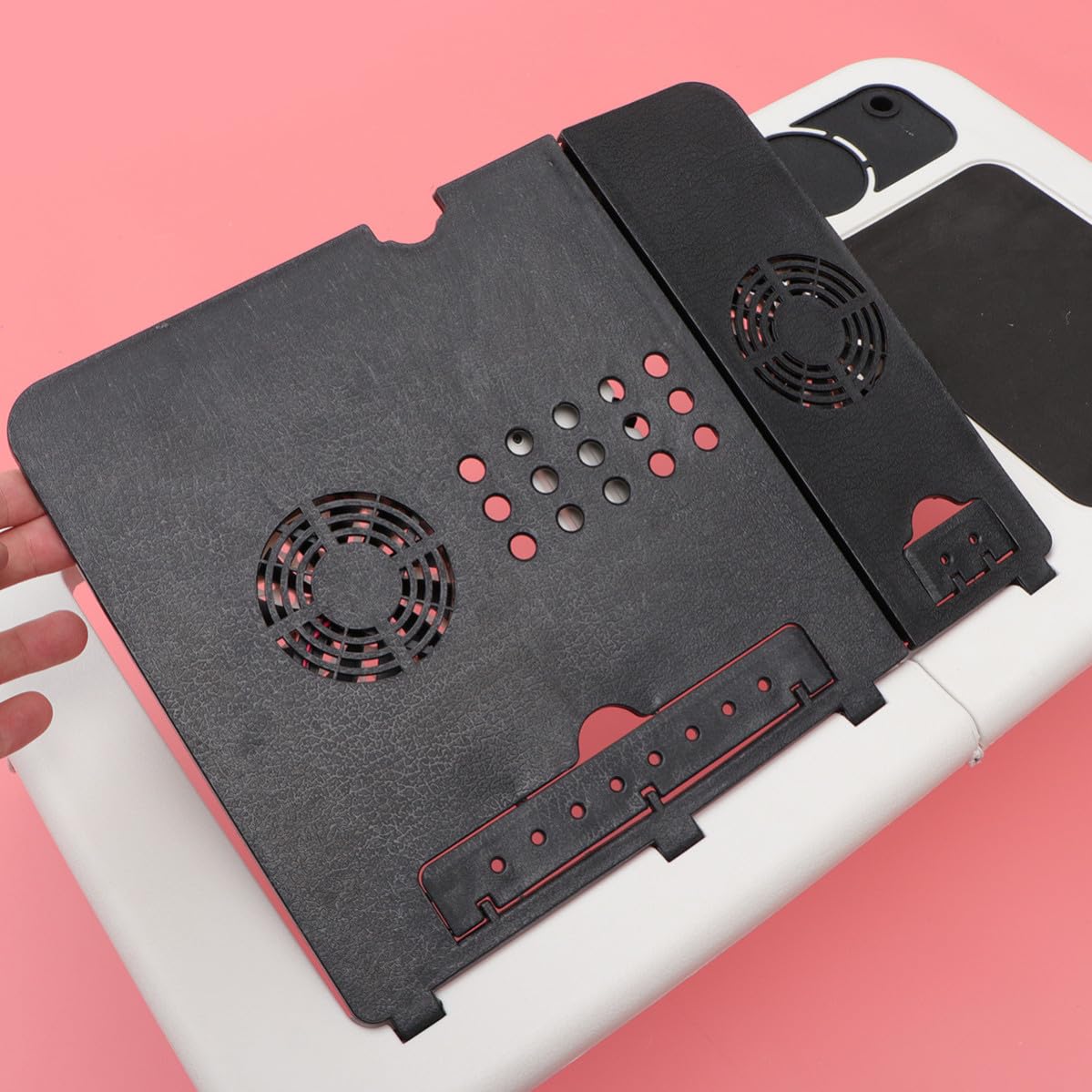 Escritorio Plegable para Portátil ABS, Refrigeración USB