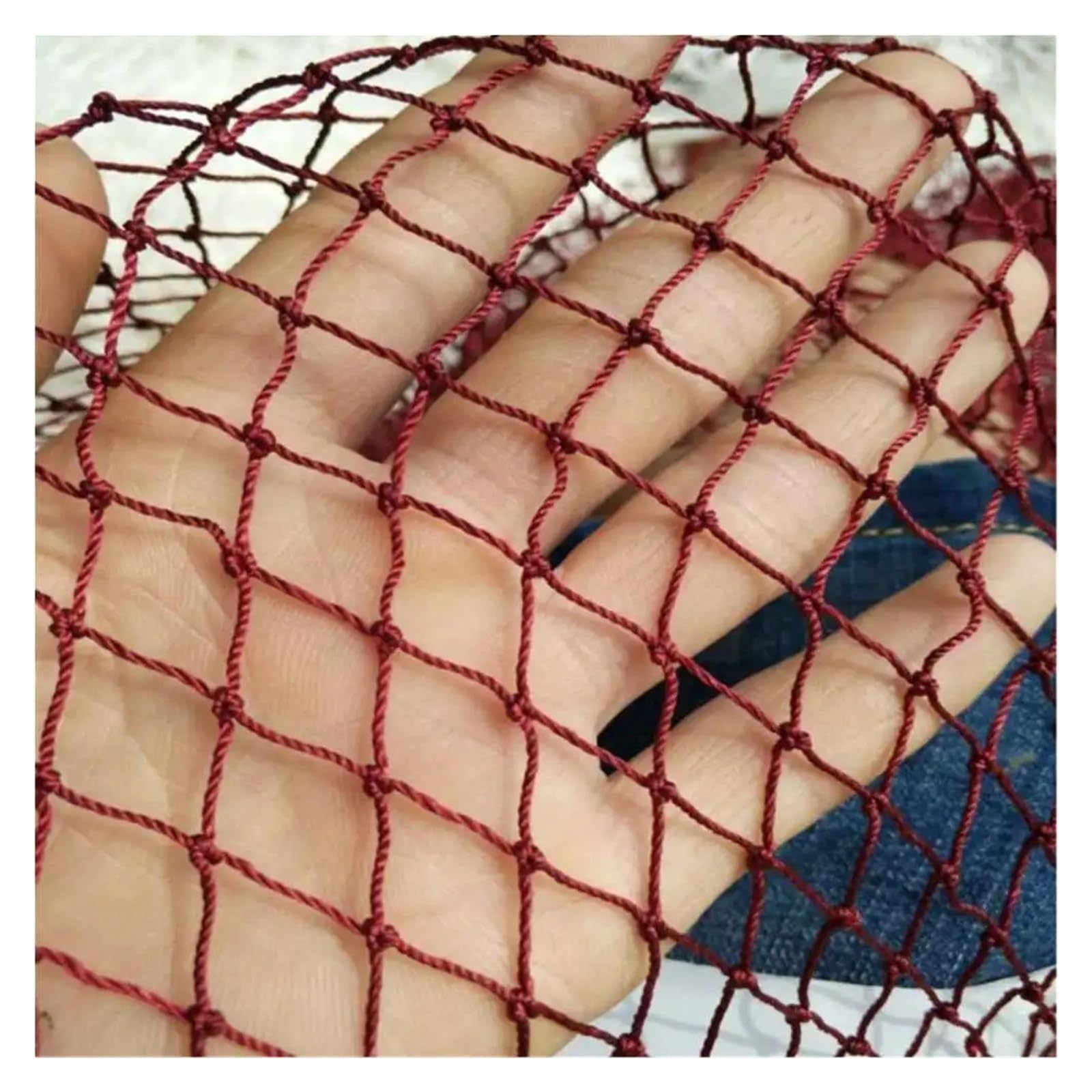 Red de pesca de nailon de alta calidad para jardín, protección de árboles frutales, red antipájaros, para balcón y escaleras, 4 x 10 m, malla de 12 hebras, 2 x 2 cm, red de seguridad para exteriores