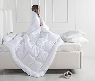 Spread Spain Microfiber Aloevera Summer Quilt with Aloevera Gel Coated, 220 GSM, Ultra Soft & Super Cosy Comfort for All S Price In India