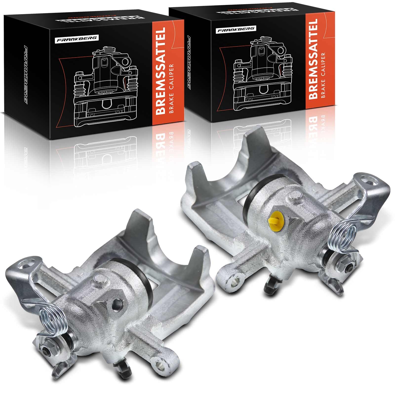Frankberg 2x Pinza Freno Posteriore Sinistra Destras Compatibile con Transporter V Combi/Bus/Pianale/Telaio M.u.l.t.i.v.a.n V VI Replace# 7H0615424A