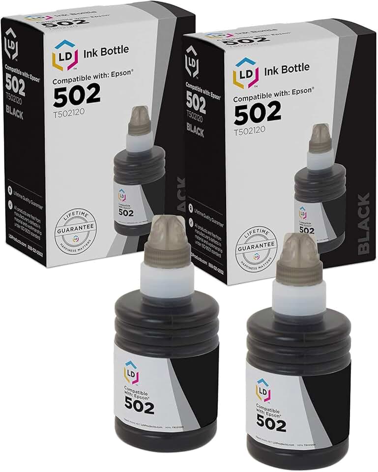 epson 502 ink bottles black