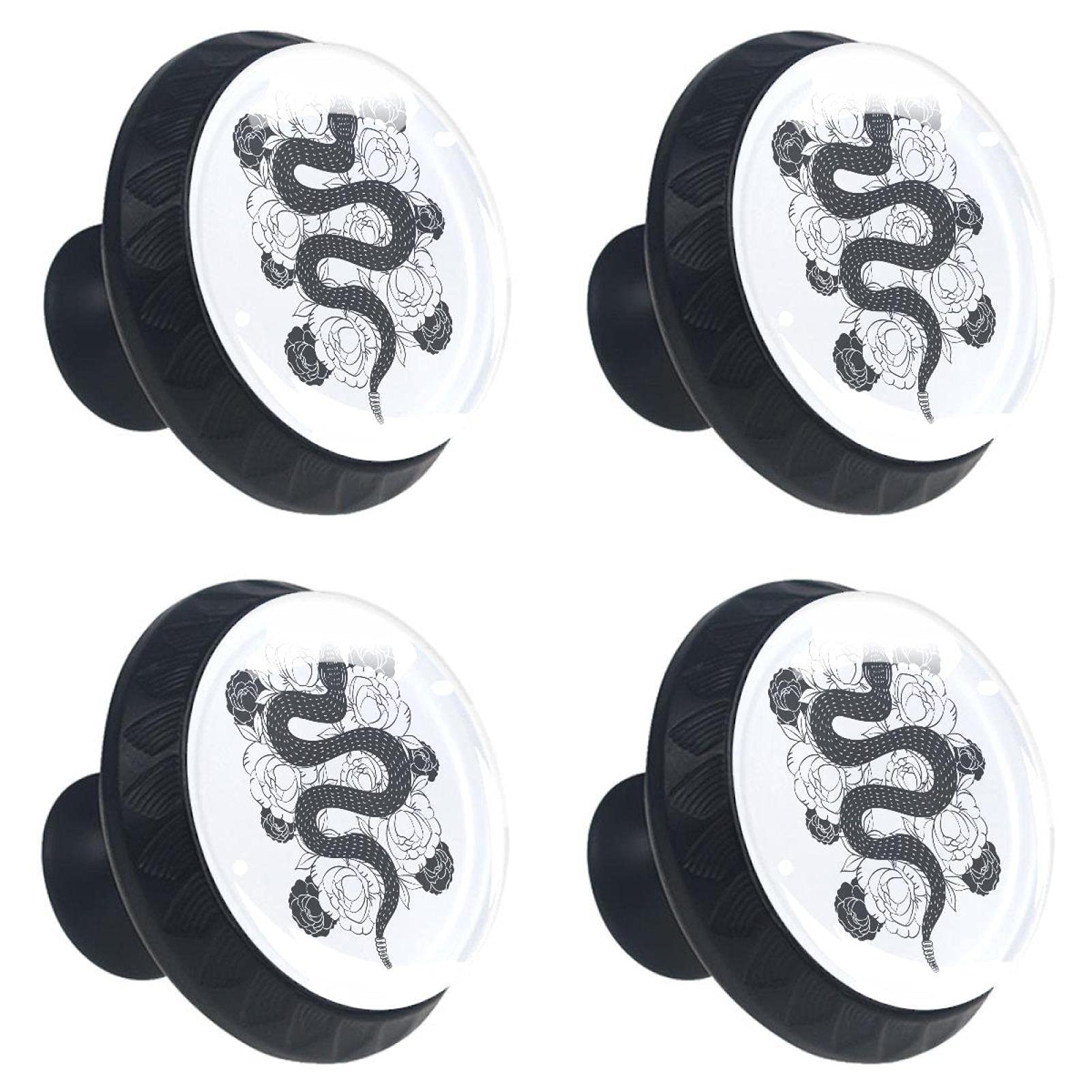 Boutons de placard en verre à motif serpent pour sublimer la décoration de votre salon