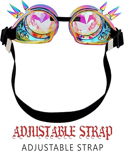 Miniatura 8 de Anteojos para fiesta con lentes de cristal diseño de caleidoscopioarco iris Entrega en 3-5 días