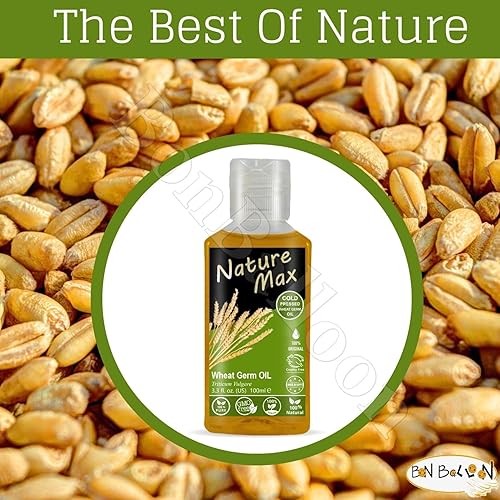 Miniatura 5 de Nature Max Aceite esencial de germen de trigo, aceites esenciales naturales sin diluir puro para el cuidado del cabello y la piel, prensado en frío,