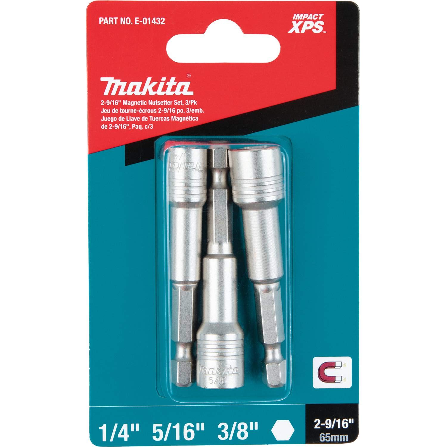 Makita Impact Nutsetters - 3 Piece Set -6