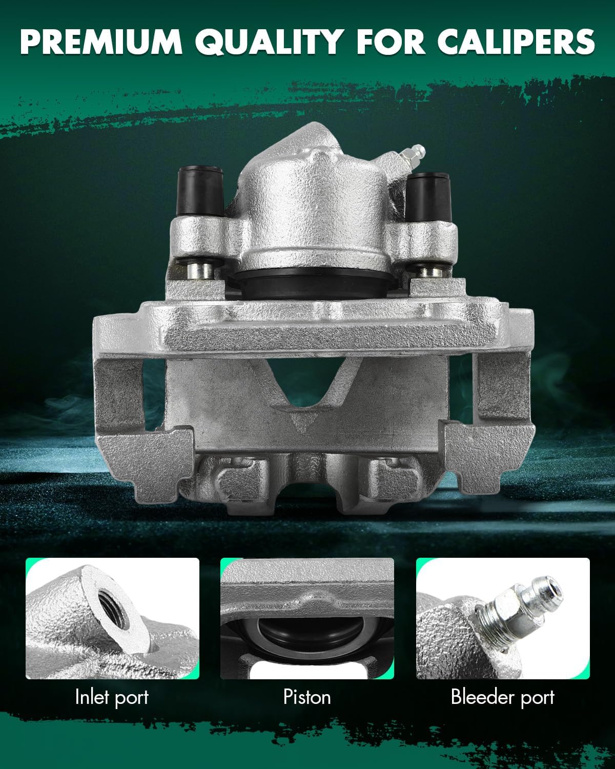 SCITOO Front Left Brake Caliper With Bracket 19B3361 Compatible For BMW For 323i 2006-2011,For BMW For 328i 2008-2013,For BMW For 328i xDrive 2009-2013,For BMW For 328xi 2008,For BMW For X1 2013-2015