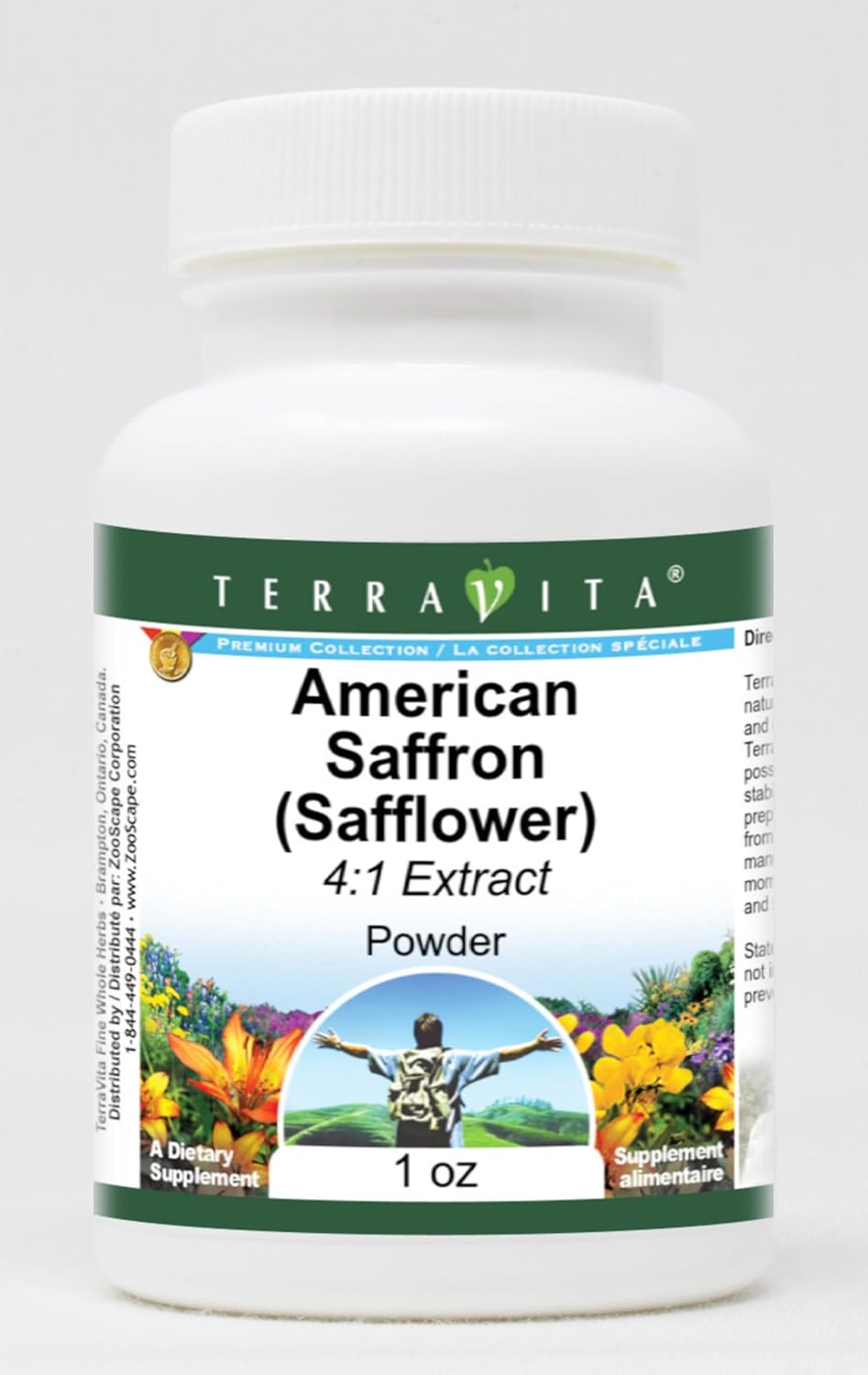 American Saffron (Safflower) 4:1 Powder (1 oz, ZIN: 513105)
