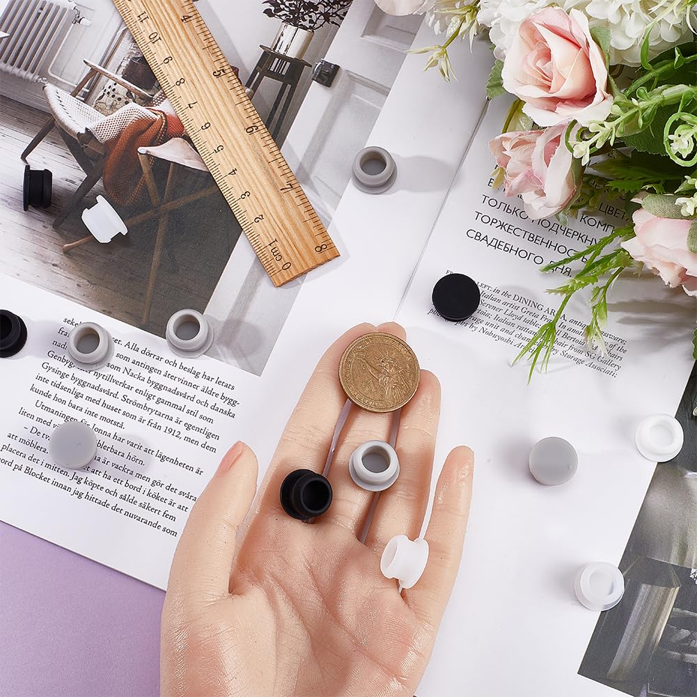 Bouchons T Silicone Cuisine Bouchons Silicone Salière Poivrière GORGECRAFT - Lot 32 Pièces 4 Tailles 6-12mm Bouchons Rechange