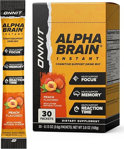 Miniatura 9 de ONNIT Alpha Brain Instant - Limonada de mora (caja de 30 unidades)