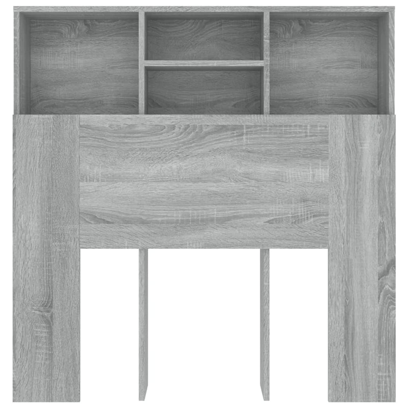 GuyAna Mueble cabecero Gris Sonoma Cabeceros Infantiles HabitacióN Juvenil 100x19x103,5 cm