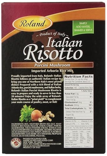 Miniatura 21 de Roland Foods Risotto italiano, queso parmesano, 5.8 onzas