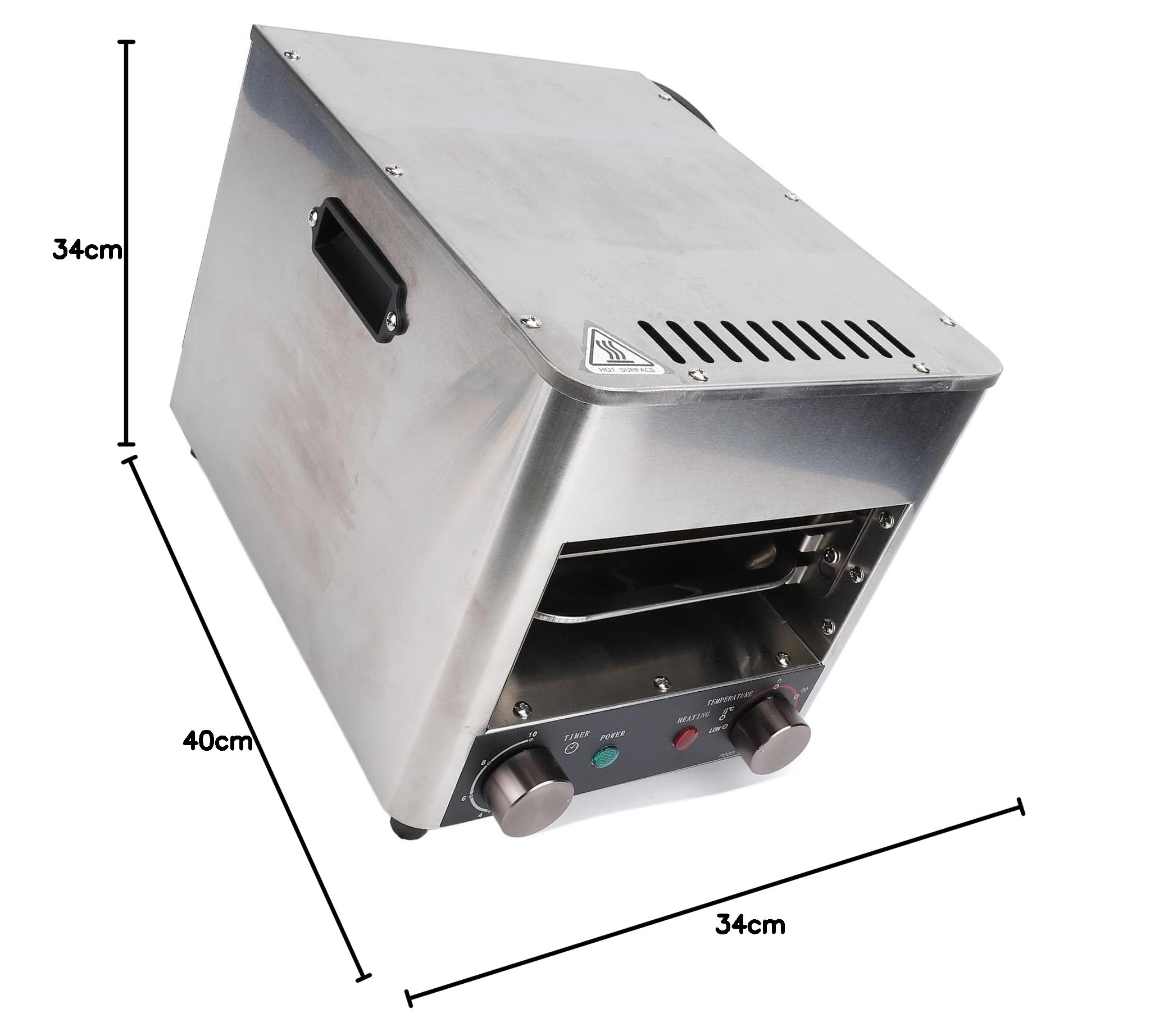 Luocute Commercial Steak Grill 1700W Pełna Wielokrotna Automatyczna Bezdymne Bezdymne regulację Bezpieczny materiał Elektryczny Piekarnik Stekowy na (wtyczka UE 220V)