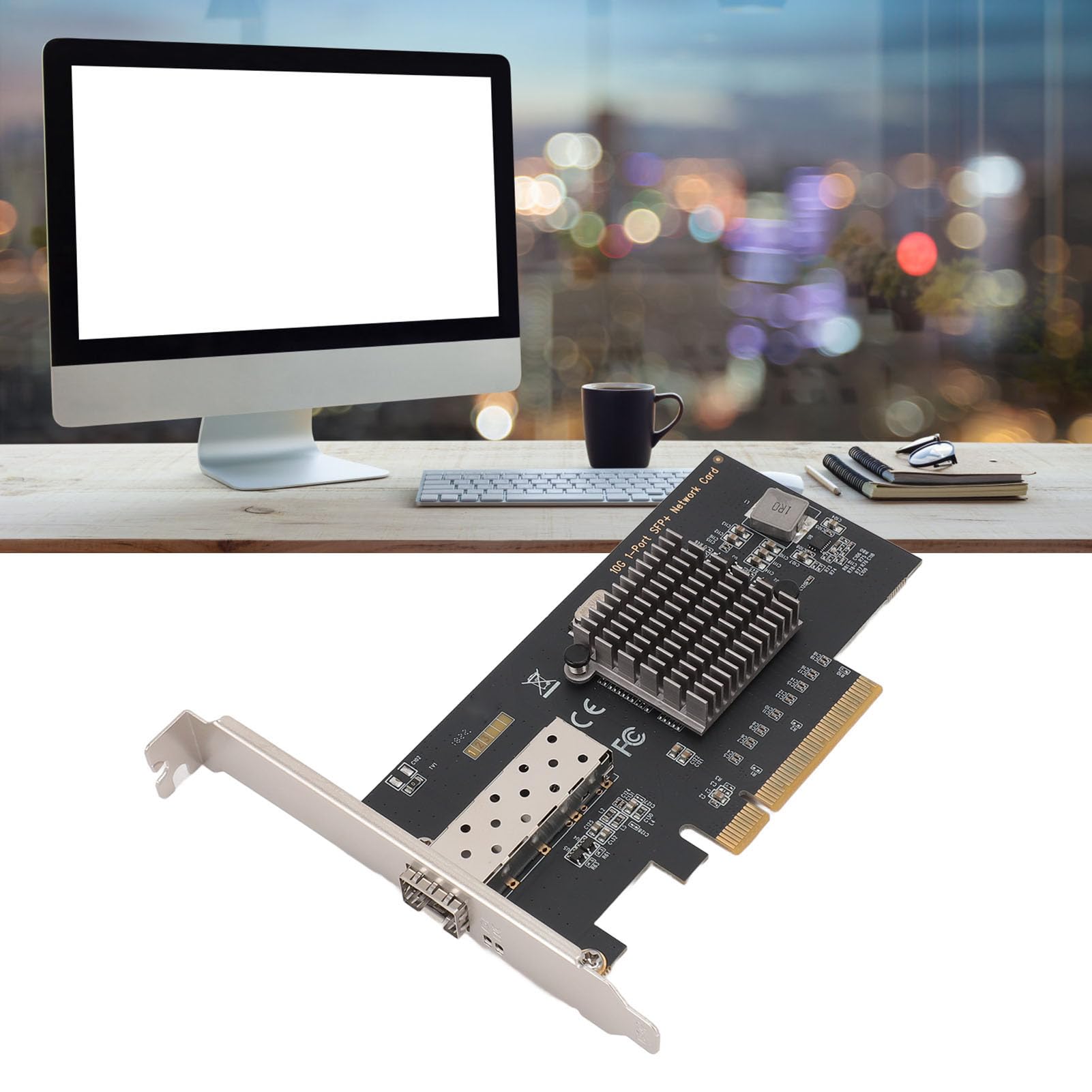 Tarjeta de Red PCIe de 10 GB, Adaptador PCI Express X8 de Puerto