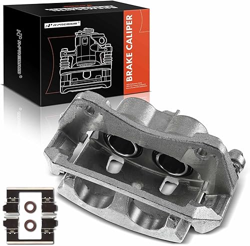 Miniatura 10 de A-Premium Conjunto de pinza de freno de disco con soporte compatible con modelos seleccionados de Honda - Pilot 2009 2010 2011 2012 2013 2014 2015,